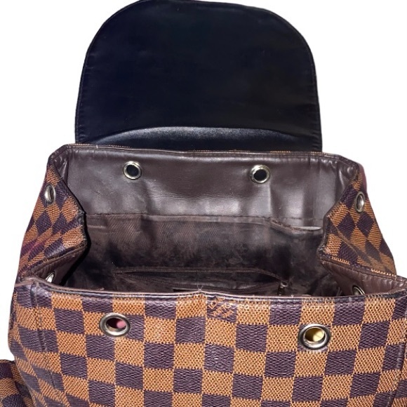 Louis Vuitton REP Check Pattern Runner Backpack Straps - Picture 7 of 11